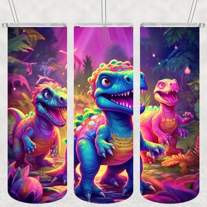 Dinosaurs tumbler wrap, T Rex png, 20 oz Skinny Tumbler Sublimation Design, Digital Download, Straight and Tapered Tumbler Wrap PNG
