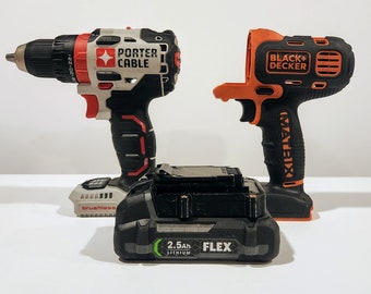 Heavy Duty Flex 24v Battery Adapter for Porter Cable / Black and Decker 20v Max Tools