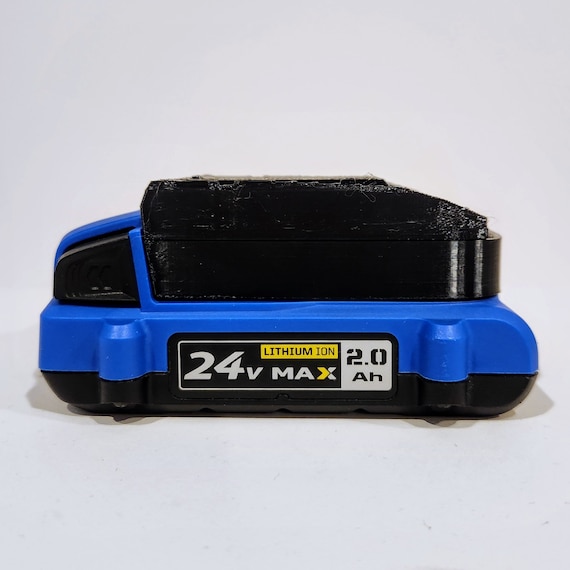 Kobalt 24v Max Low Profile Battery Adapter for Worx 20v Max 6 Pin