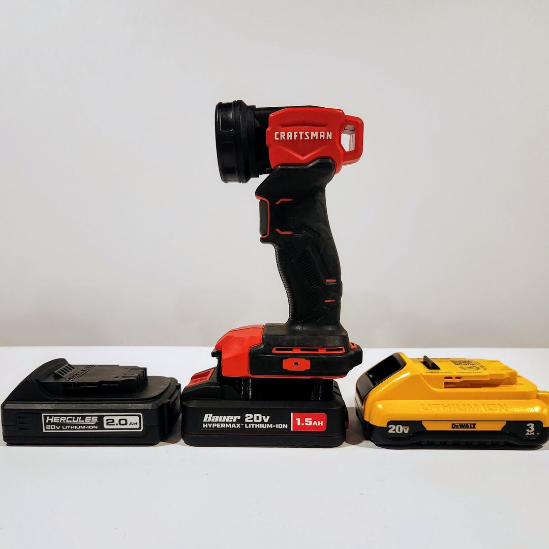 Indestructible Bauer Dewalt Hercules 20v Lowprofile Battery Adapter for Craftsman V20 20v Tools Etsy