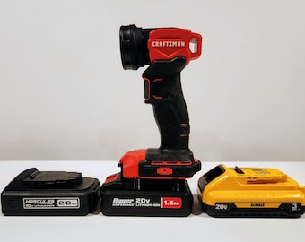 Indestructible Bauer Dewalt Hercules 20v Lowprofile Battery Adapter for Craftsman V20 20v Tools Etsy