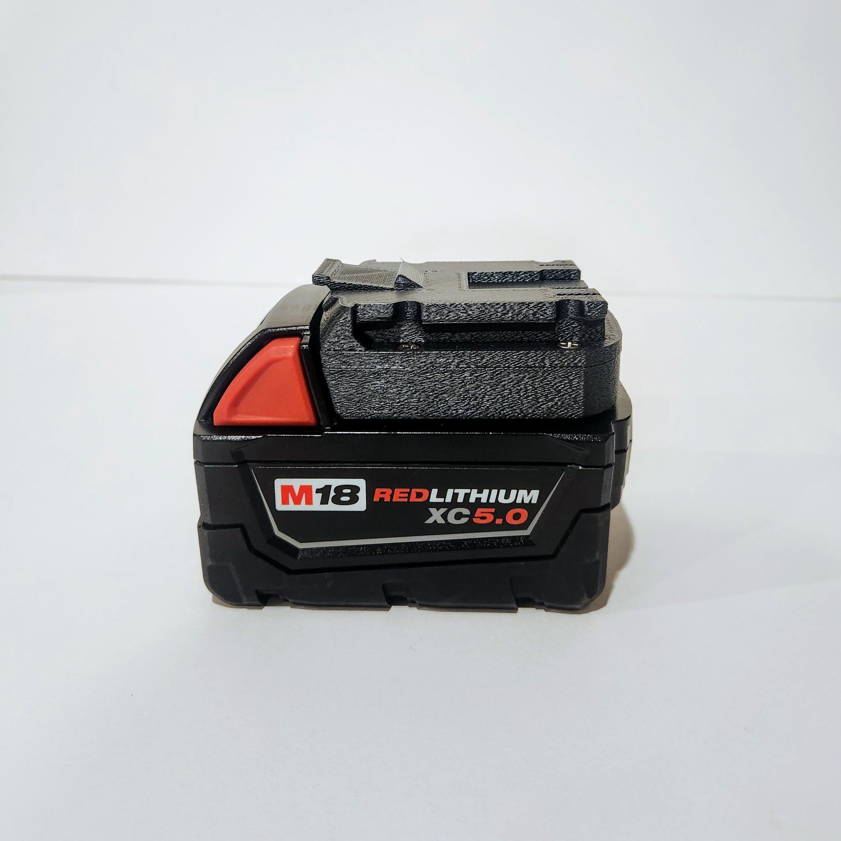 Adattatore Per Milwaukee 18v M18 Batteria Agli Ioni Di Lio A - Foto 8