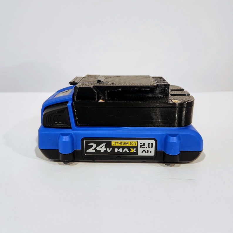 Kobalt 24v Max Low Profile Battery Adapter for Bauer 20v Max Tools Etsy