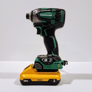 Indestructible DeWalt 20v Low Profile Battery Adapter for Hitachi / Metabo HPT / Hikoki 18v Tools