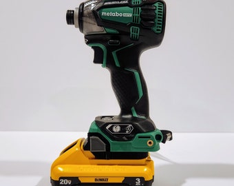 Heavy Duty DeWalt 20v Low Profile Battery Adapter for Hitachi / Metabo HPT / Hikoki 18v Tools