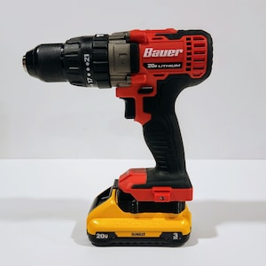 Heavy Duty DeWalt 20v Max Low Profile Battery Adapter for Bauer 20v tools