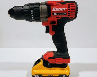 Adaptador de batería de perfil bajo DeWalt 20v Max de alta resistencia para herramientas Bauer de 20 V