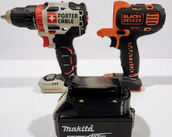 Heavy Duty Makita 18v Battery Adapter for Porter Cable / Black and Decker 20v Max Tools