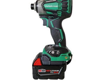 Heavy Duty Milwaukee M18 18v Low Profile Battery Adapter for Metabo HPT 18v tools