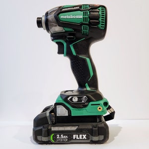 Indestructible Flex 24v Battery Adapter for Hitachi / Metabo HPT 18v Tools