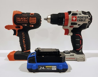 Heavy Duty Kobalt 24v Max Battery Adapter for Porter Cable / Black and Decker 20v Max Tools
