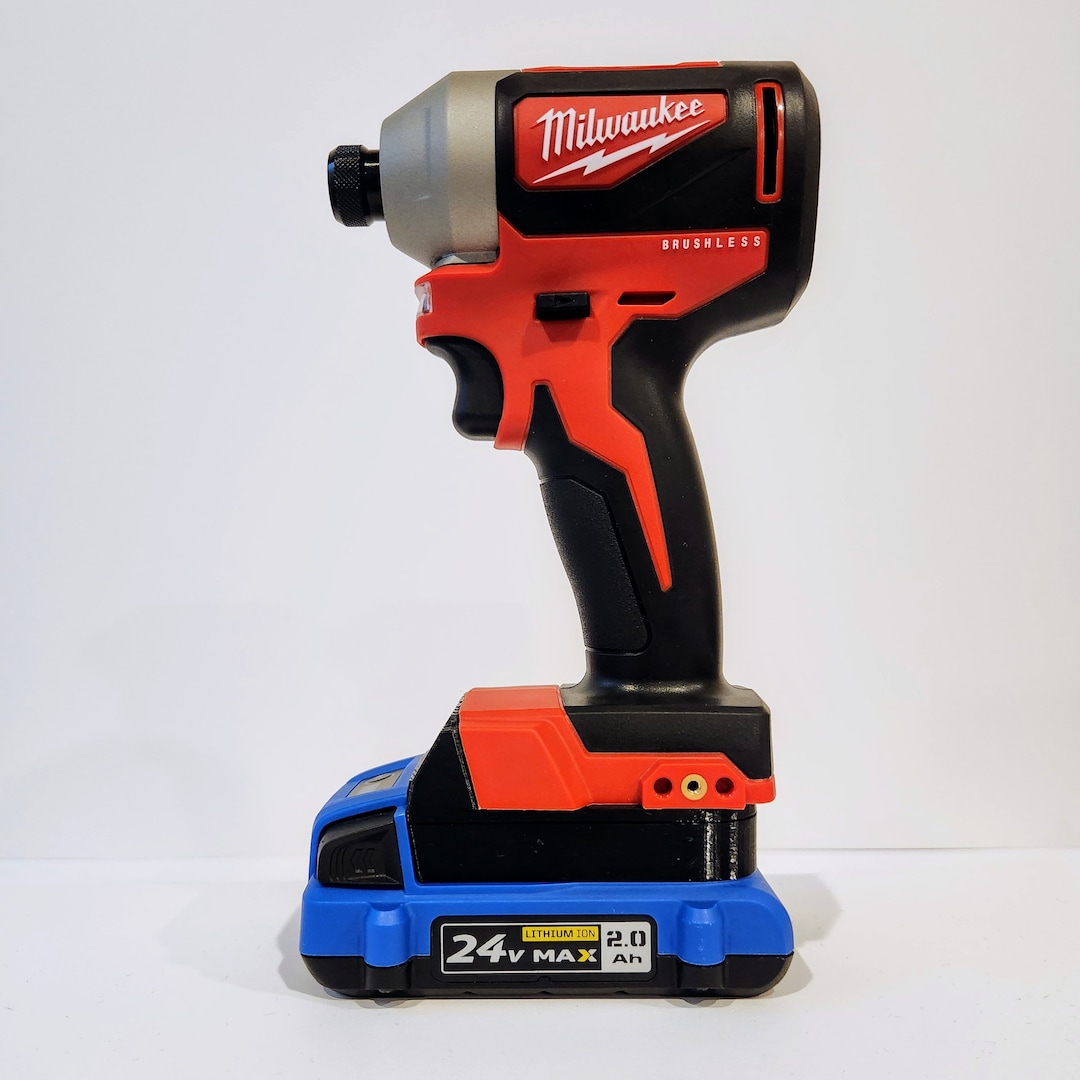 Kobalt 24v Max Low Profile Battery Adapter for Milwaukee M18 18v Tools