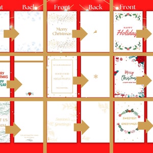 Family and Friends Printable Christmas Cards 20 Beautiful Unique ...
