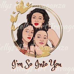 SWV &quot;I&#39;m so into you&quot; 90s Clipart Shirt Sublimation Digital Download PNG Design INSTANT Download