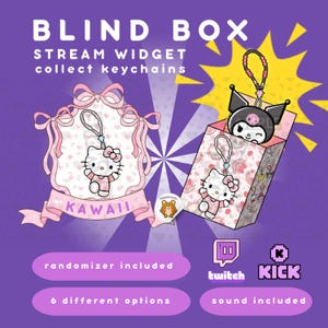 Twitch Surprise Box Generator, Random Selection, Redeem Points for a Surprise, Use in Stream Elements and OBS, Blind Box | Instant Download
