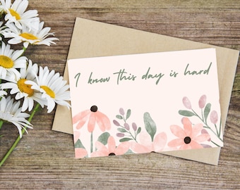DIGITAL DOWNLOAD mothers day miscarriage card / bereaved mother card / miscarriage card / stillbirth card / mothers day card