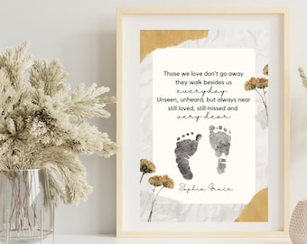 Baby loss personalized / Infant loss / Stillbirth / Child loss / angel baby / baby grief quote / miscarriage / rainbow baby