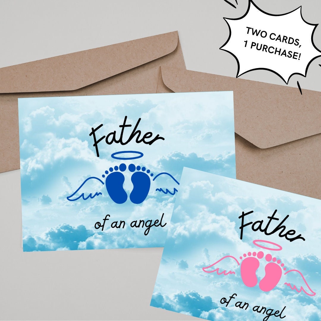Digital Download / Bereaved Fathers Day Card / Loss Baby / Etsy