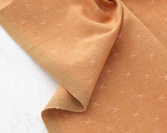 Sun Glow Sprout Woven | Fableism Supply Co. | Silky, soft 100% Cotton Woven Fabric for Quilting, Sewing | Half yard listing