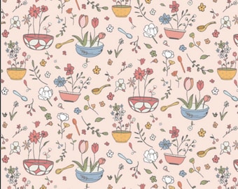 Perfect Spoonful from Bedtime Stories designed by Elizabeth Chappell | Art Gallery Fabrics |  Half Yard Listing - 100% Cotton Fabric