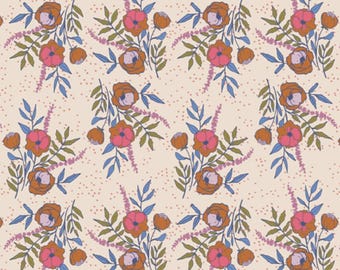 Blissfloral Dance - Starling Collection | Art Gallery Fabrics| Designed by Maureen Cracknell| 100% Cotton Premium Quilting Fabric|Half Yard