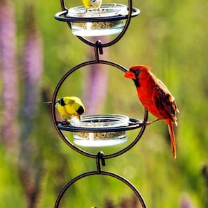 Set of 3 Hummble Bold Bird Feeder- Copper