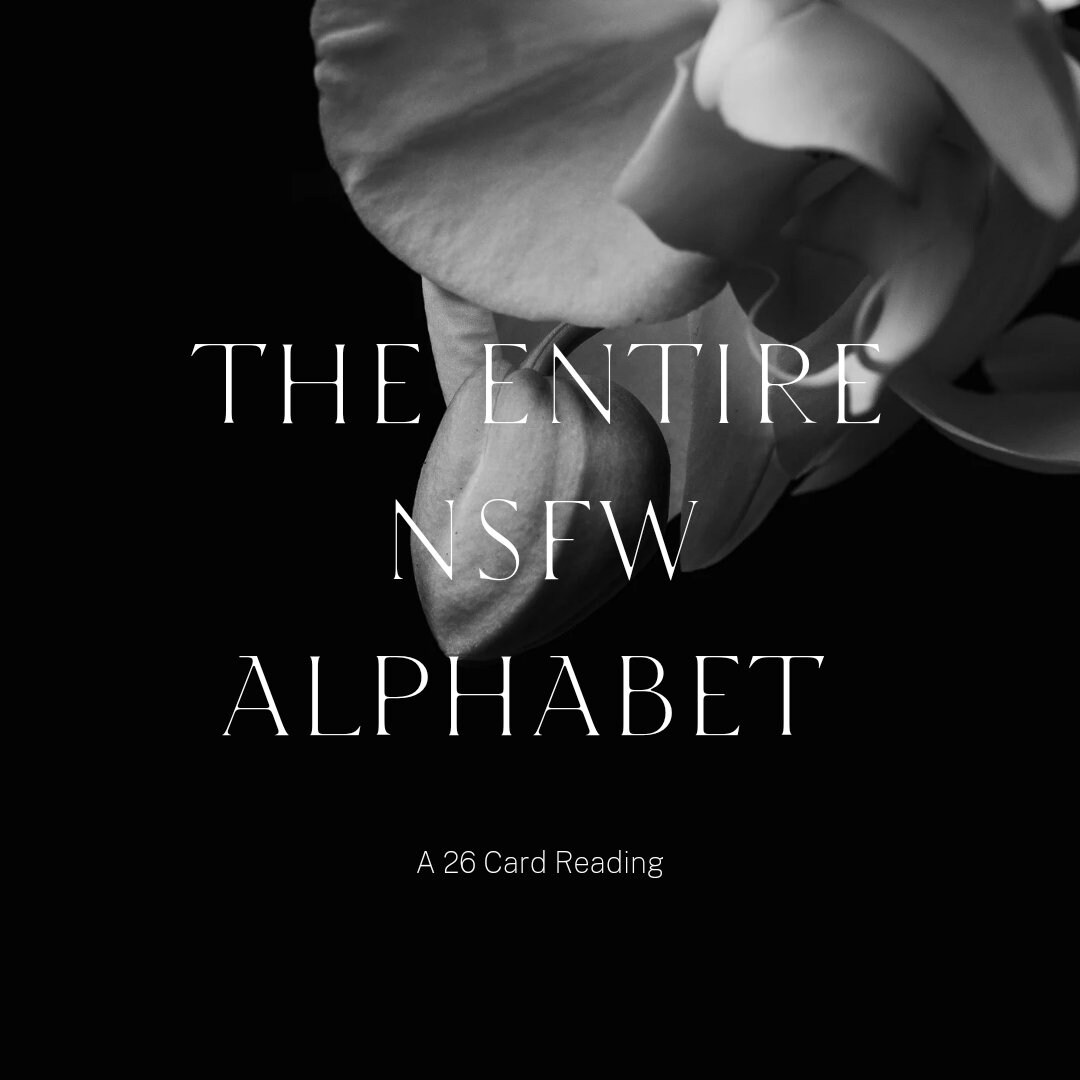 The ENTIRE NSFW Alphabet Shifting Reading 26 Cards Etsy