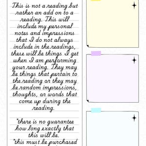 My Notes- Add on to Reading