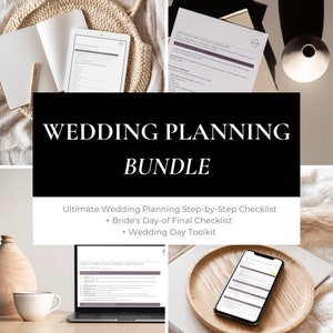 WEDDING PLANNING BUNDLE: Wedding Planning Checklist, Wedding Toolkit, Wedding Planner Guide, Wedding Planning To Do List, Digital Download
