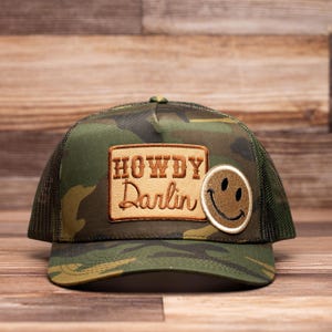 Howdy Darlin Camo Trucker Hat