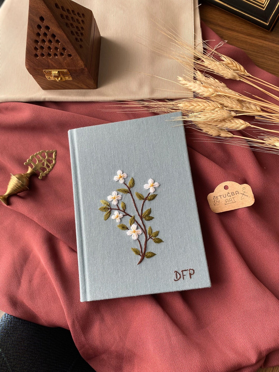 Write Daisy Write Daisy Embroidered Notebook, Photobook, Pure Beauty Personalized ...