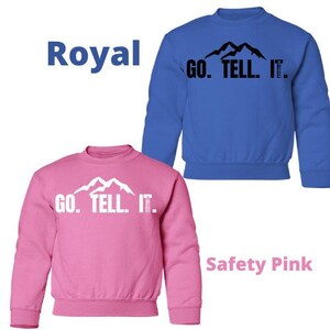 Youth Go Tell It. Sweatshirt by And Forgiven.