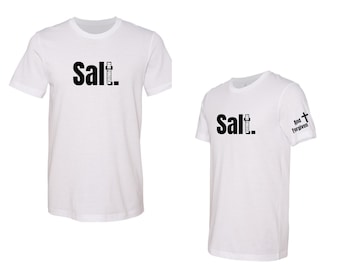 Salt. Unisex T-shirt by And Forgiven