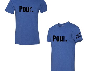 Pour. Unisex T-shirt by And Forgiven.