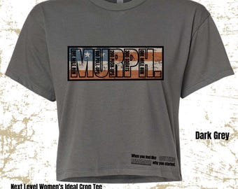 Murph. Women's Crop T-shirt. Memorial Day