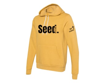 Seed. Unisex Hoodie Sweatshirt by And Forgiven.