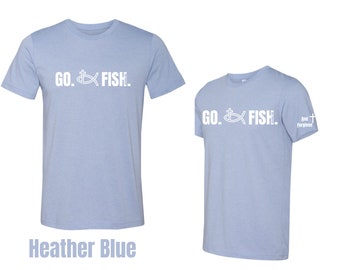 Go. Fish. Unisex T-Shirt by And Forgiven.