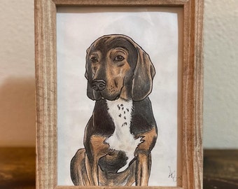 CUSTOMIZABLE 4x6 Colored Pencil Pet Portraits