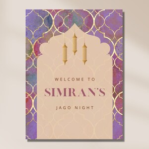 Indian Sikh Wedding Welcome Sign| Sangeet Maiyan Mendhi Choora Jaggo Wedding Week Sign| Custom Wedding Sign Printable| Indian Wedding Decor