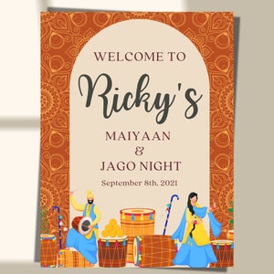 Maiyaan and Jago Night Event Sign