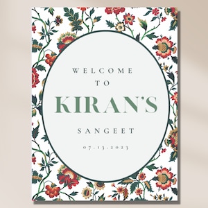 Indian Sikh Wedding Welcome Sign| Sangeet Maiyan Mendhi Choora Jaggo Wedding Week Sign| Custom Wedding Sign Printable| Indian Wedding Decor