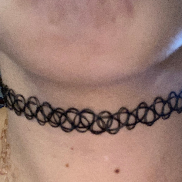 90s Tattoo Choker - Etsy