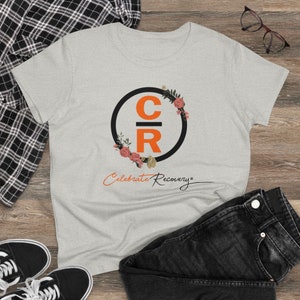 Celebrate Recovery Women's Floral Cotton T-shirt - Etsy