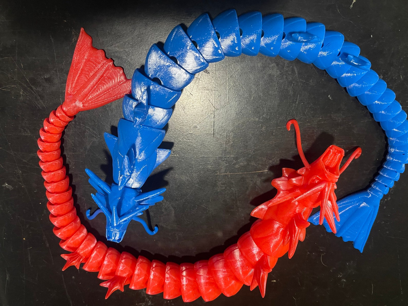 Articulated Gyarados 3D Printed Designed by Hex3d Etsy