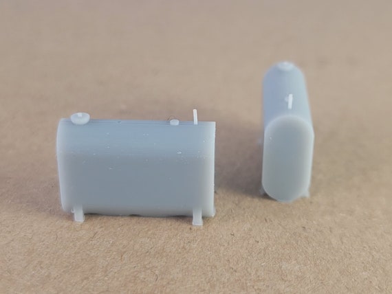 HO/HOn3 SMALL TRASH CANS WISEMAN MODEL SERVICES DETAIL PARTS CASTINGS