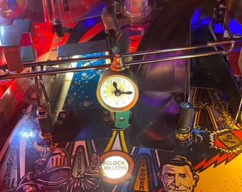 Twilight Zone pinball Clock Millions mod (WITH MOVING DIAL!)