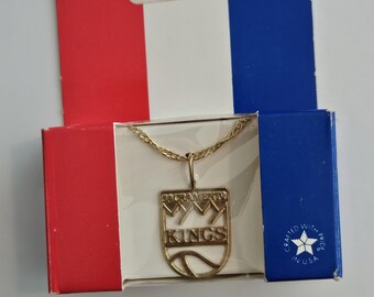 Sacramento Kings 1992 Sterling Silver Pendant And Chain In Orginal Box
