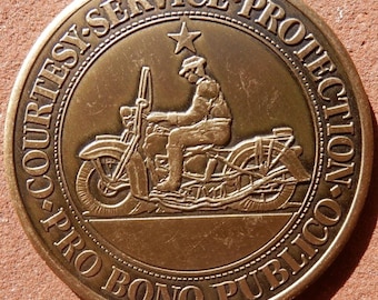 New Mexico State Police Bronze Medal 1935-1985 Golden Anniversary