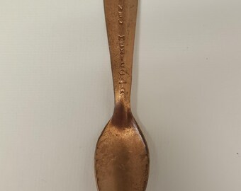 1950s Chino Mine Silver City New Mexico Poured Copper Spoon