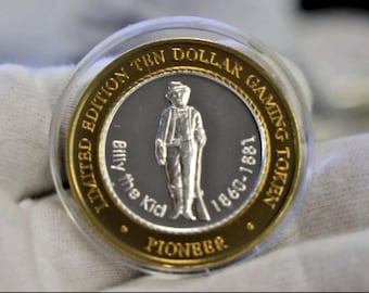 Billy the Kid Pioneer Casino .999 Fine Silver Strike